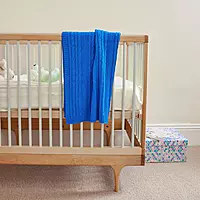 Baby Knit Blanket Sangria