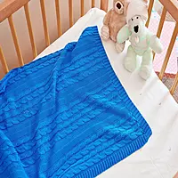 Baby Knit Blanket Sangria