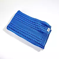 Baby Knit Blanket Royal Blue 1